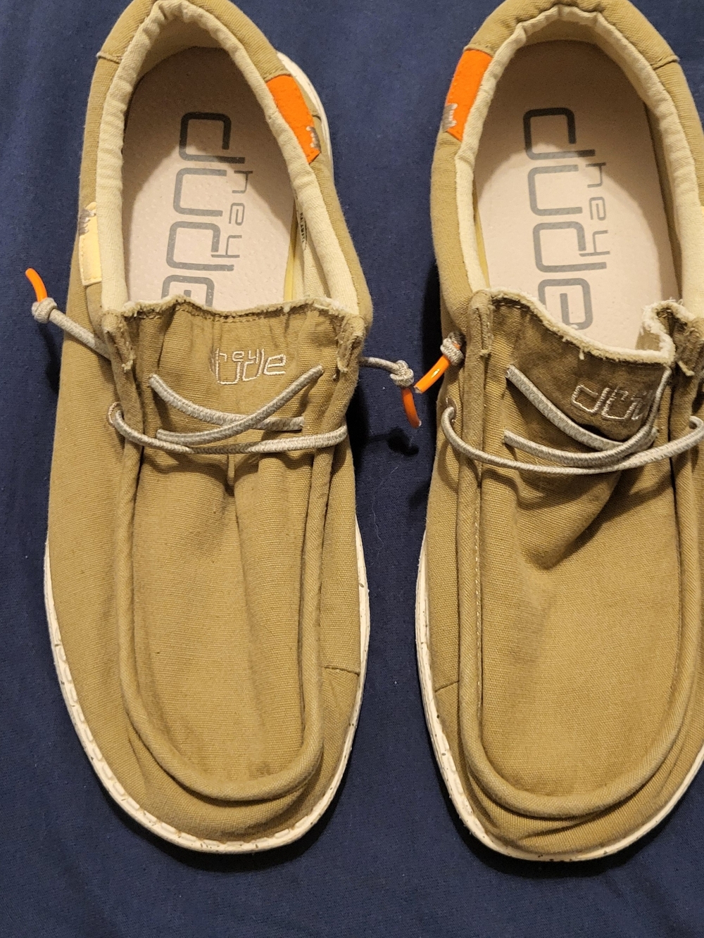 Hey Dude Wally Canvas Slip-On Shoes in Olive Brown